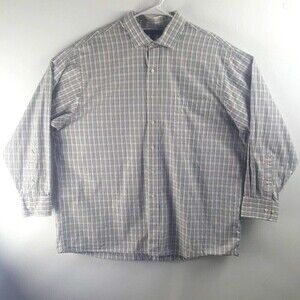 Tommy Hilfiger Button-Down Shirt Mens Size 18 Big Grand Dress Shirt